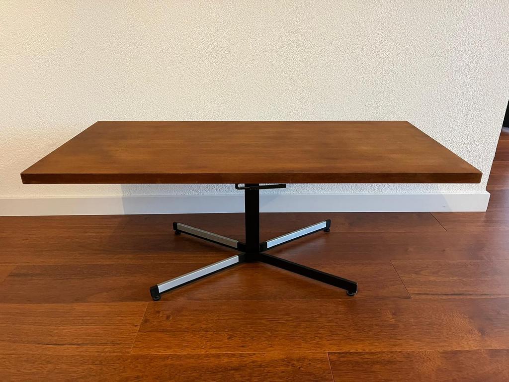 Vintage Teakhouten Salontafel - Jaren 60 Design, Huis en Inrichting, Tafels | Salontafels, Gebruikt, 50 tot 100 cm, 100 tot 150 cm