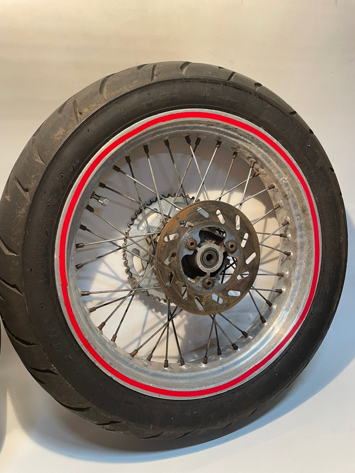 Derbi senda 17 inch set wielen, Gebruikt, Derbi, Derbi, Ophalen of Verzenden