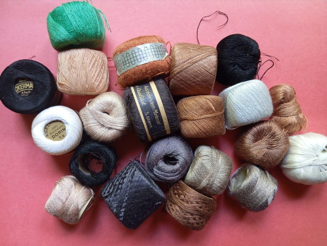 partijtje vintage zijdegaren/ borduurgaren/ stopgaren, Ophalen of Verzenden, Borduurgaren of Zijde