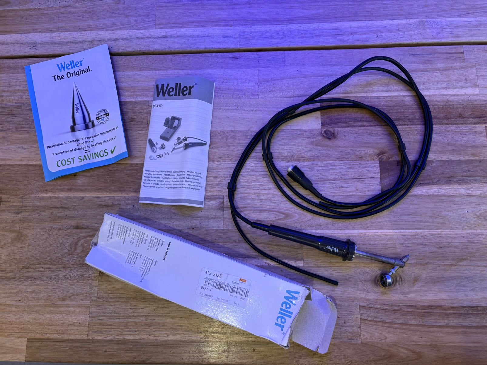 Desoldeer spullen Weller DSX - 80 & WSP80, Ophalen of Verzenden, Zo goed als nieuw