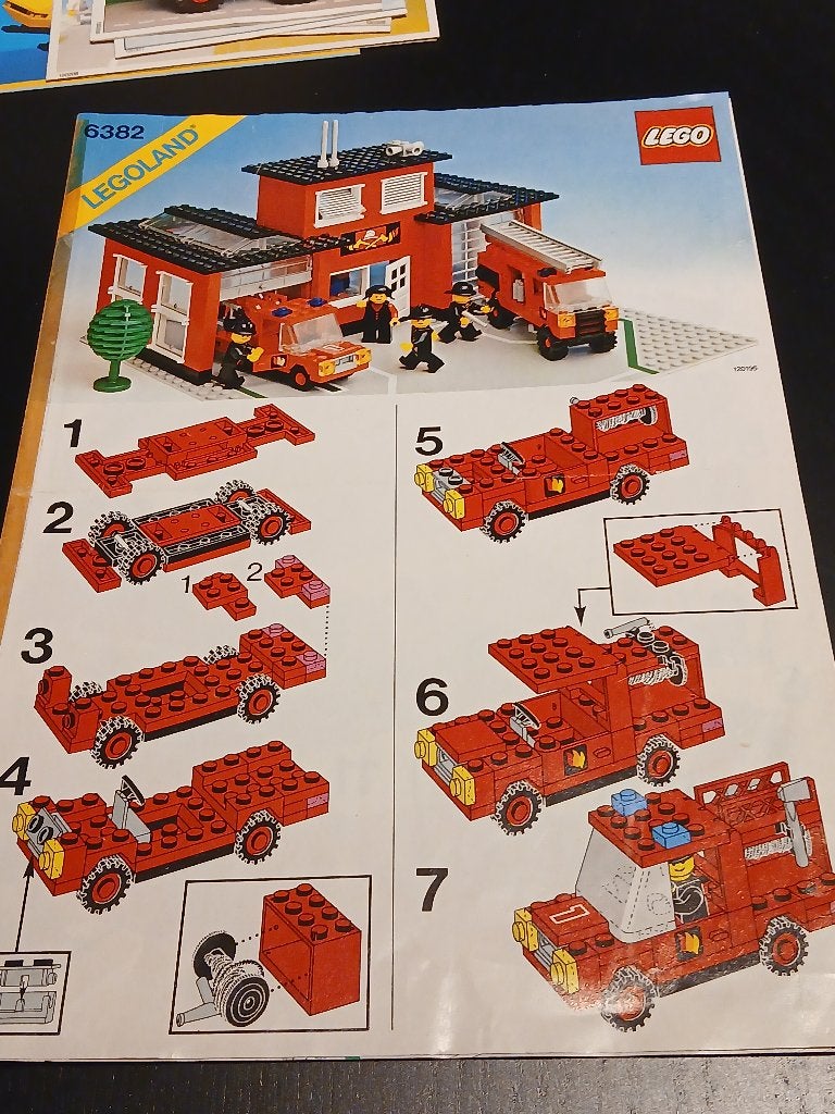 Lego 6382 instructieboekje (1981), Ophalen, Gebruikt, Lego, Overige typen