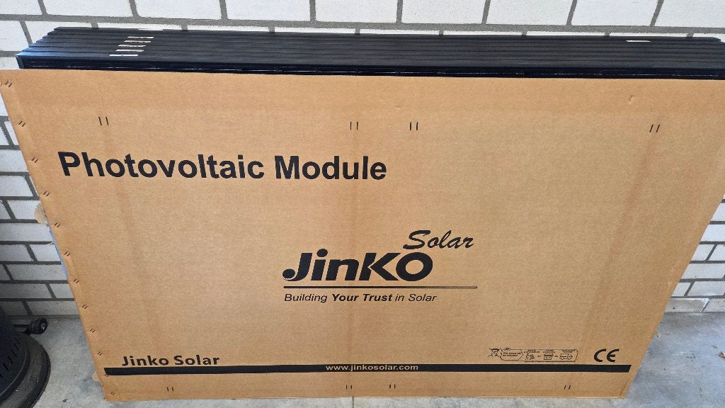 Te koop: 7 stuks gloednieuwe zonnepanelen 420W Jinko N-type, Doe-het-zelf en Verbouw, Ophalen, Nieuw, Paneel, 200 wattpiek of meer
