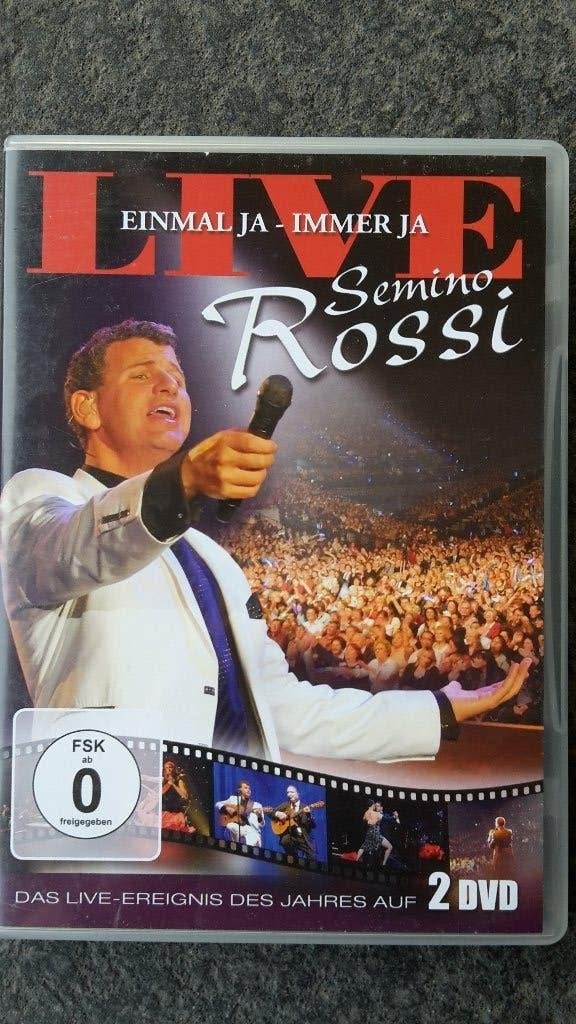 2DVD Semino Rossi Live: Einmal Ja - Immer Ja, Alle leeftijden, Ophalen of Verzenden, Zo goed als nieuw, Concert
