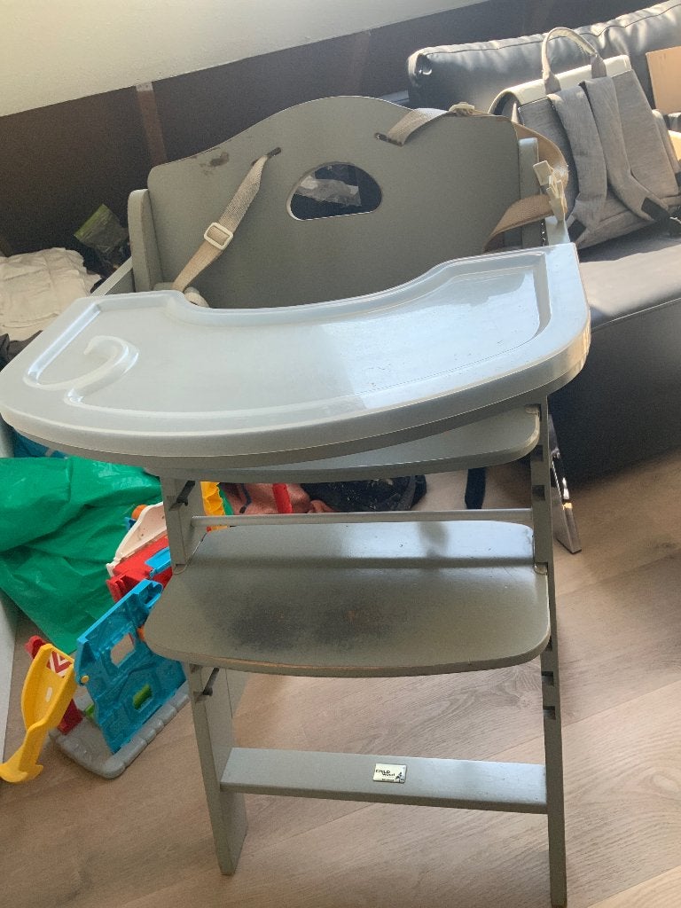 Kinderstoel type triptrap, Ophalen, Gebruikt, Meegroeistoel, Gordel(s)