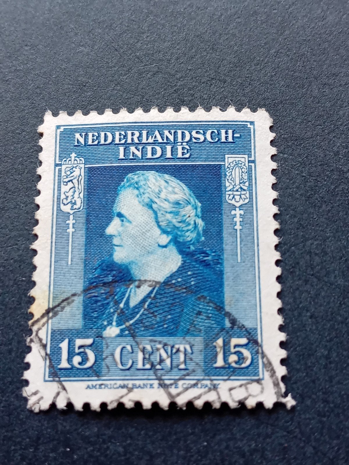 Nederlands-Indië 15 Cent Koningin Wilhelmina postzegel, Postzegels en Munten, Postzegels | Nederlands-Indië en Nieuw-Guinea, Ophalen of Verzenden