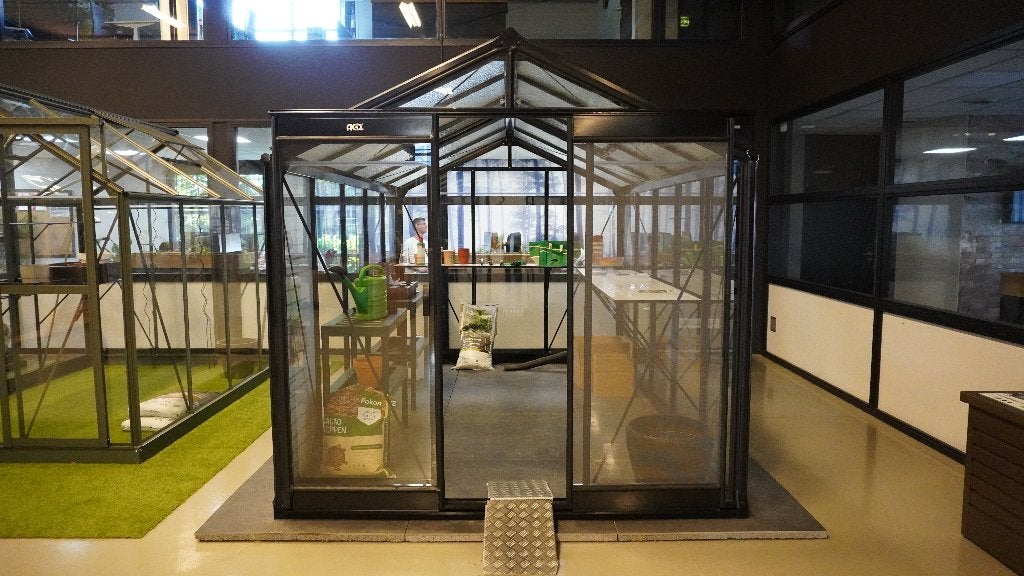 ACD Prestige Blackline R205H Tuinkas Zwart, Tuin en Terras, Ophalen, Polycarbonaat, Kweekkas, Zo goed als nieuw