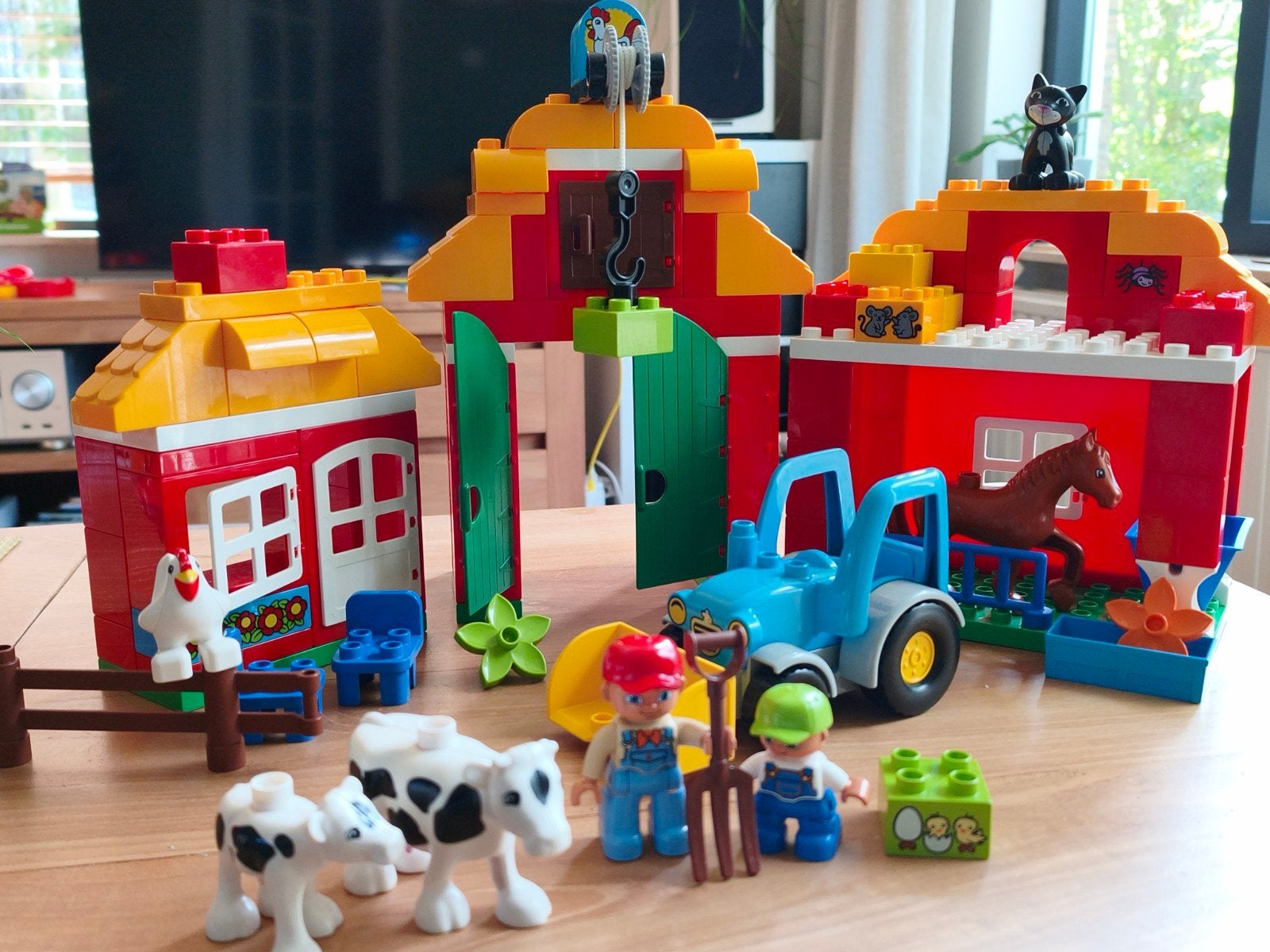 Lego Duplo boerderij 10525, Ophalen of Verzenden, Zo goed als nieuw, Overige merken
