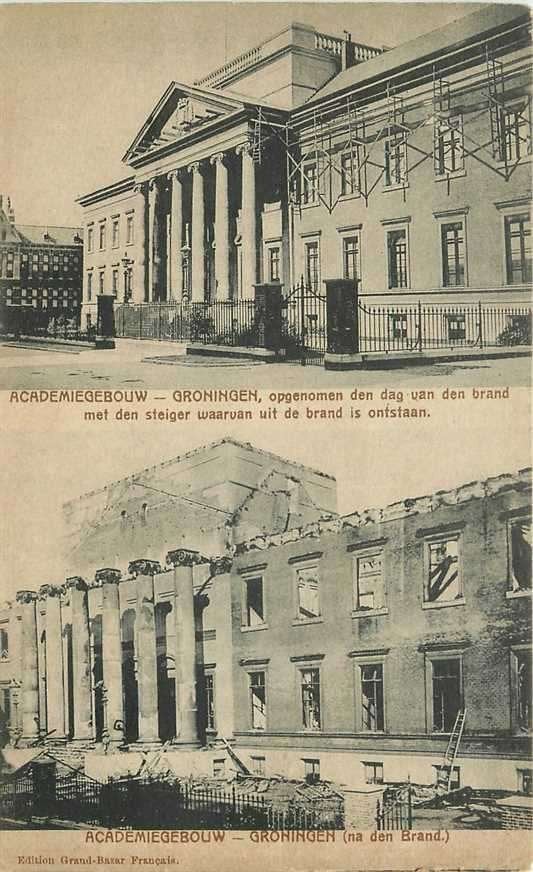 300-178-029 Groningen Academiegebouw, Verzenden, Voor 1920, Groningen