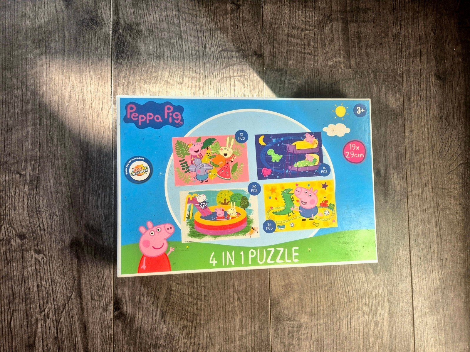 Peppa Pig 4-in-1 Puzzelset voor Kinderen, Kinderen en Baby's, Speelgoed | Kinderpuzzels, Ophalen of Verzenden, 10 tot 50 stukjes