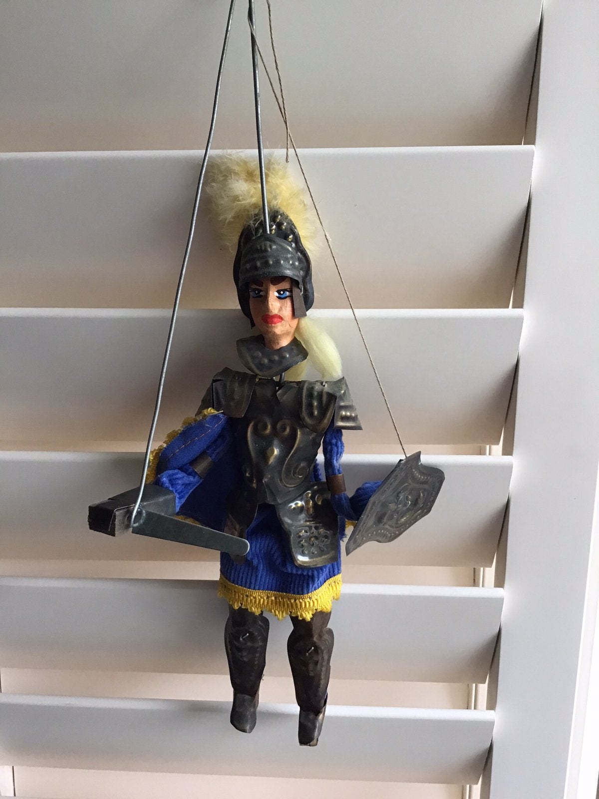 Vintage italiaanse pop,sicilian traditionele marionet pop, Ophalen of Verzenden, Zo goed als nieuw