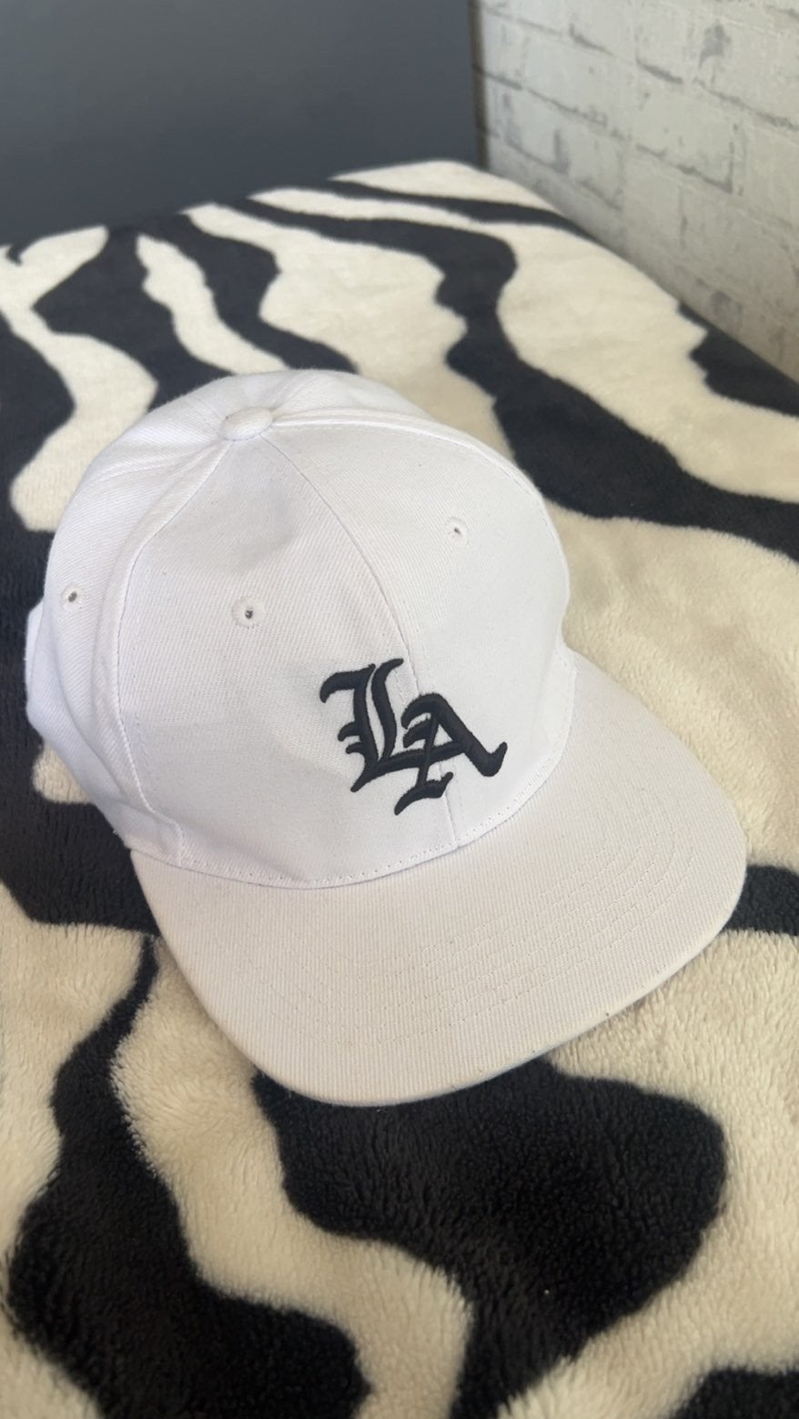 Witte pet los angeles., Ophalen, Zo goed als nieuw, One size fits all, Pet