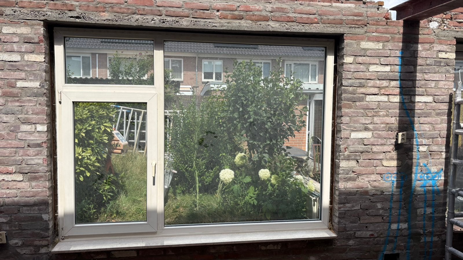 Kunstof  kozijnen, Doe-het-zelf en Verbouw, Kozijnen en Schuifpuien, Kunststof, Raamkozijn, Zo goed als nieuw, Ophalen