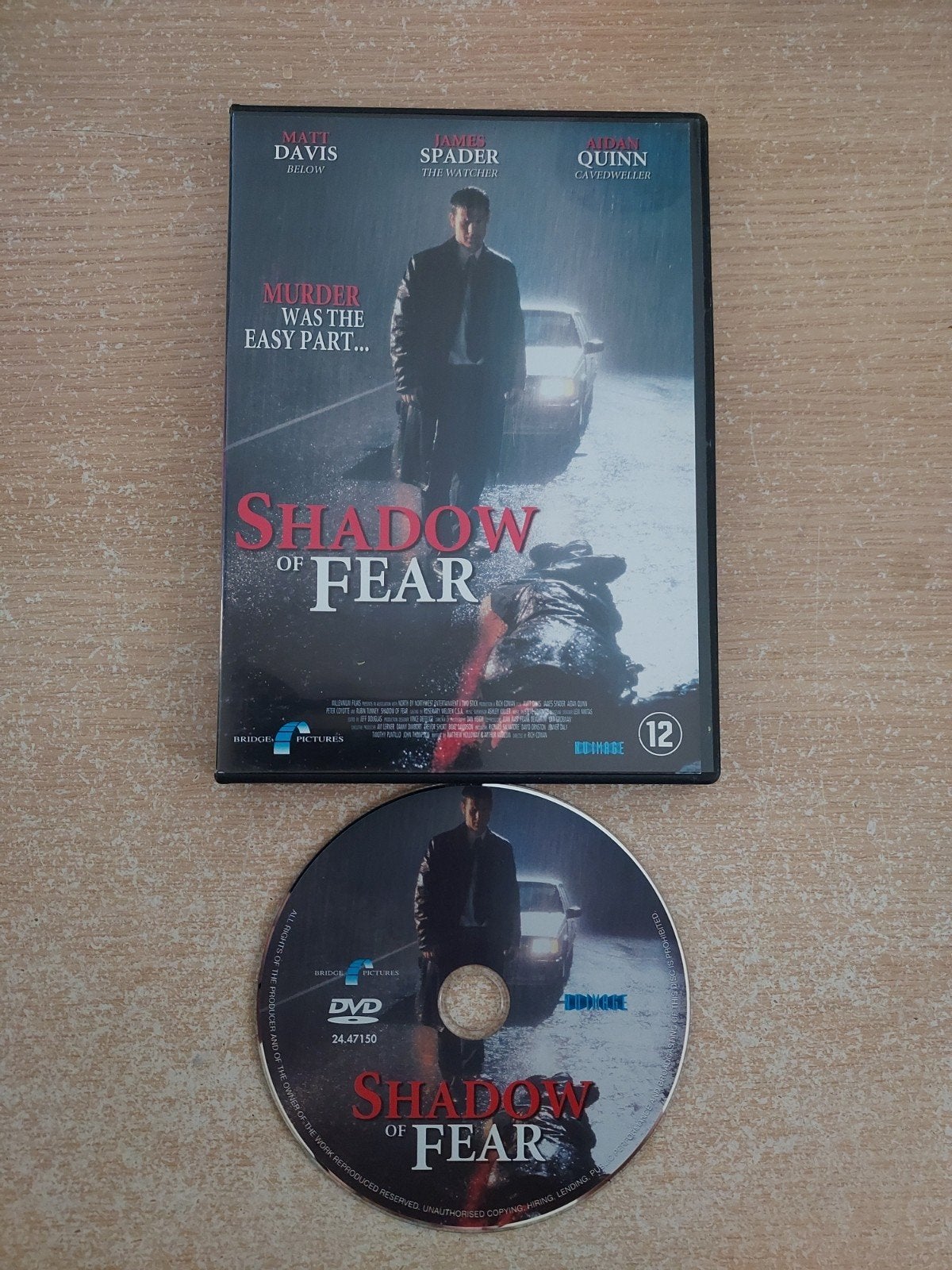 Shadow Of Fear (Matt Davis) DVD - Veelfilms voor 1 euro, Cd's en Dvd's, Engels, Nederlands, Actie, Ophalen of Verzenden