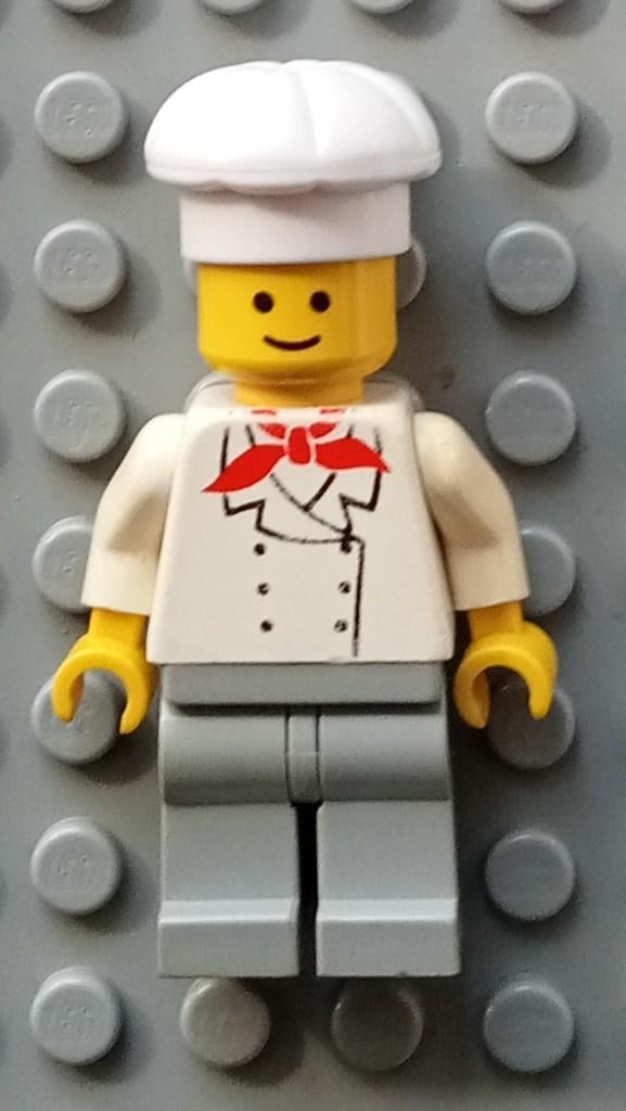 chef004 (1) Chef - Light Gray Legs, Standard Grin, Ophalen of Verzenden, Gebruikt