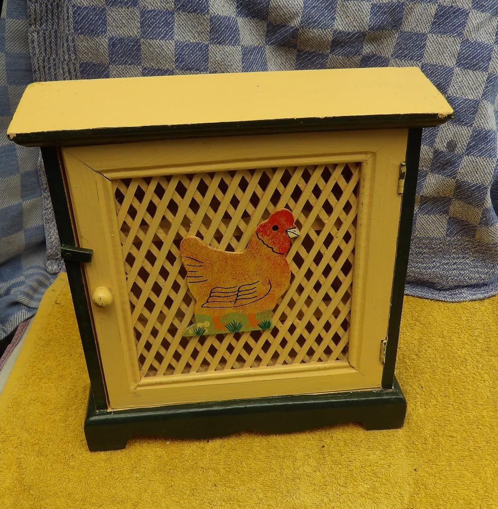 eierkastje/ bewaarkist voor eieren/ keukenkastje, Ophalen of Verzenden