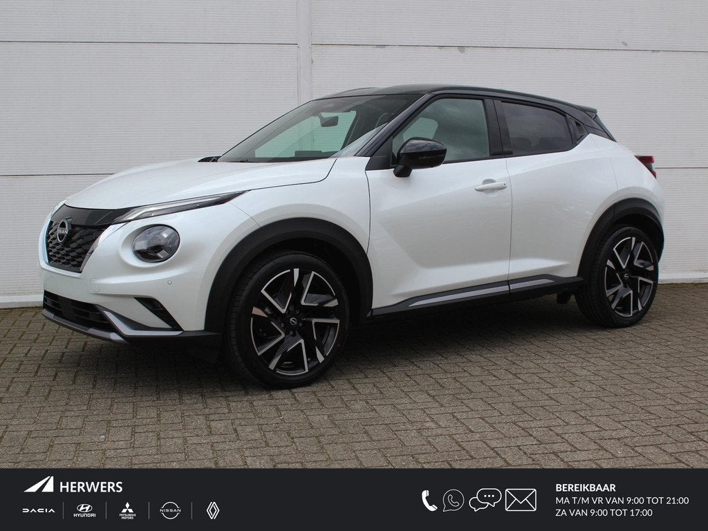 Nissan Juke 1.6 Hybrid N-Design / Cold Pack Light (Stoel- en, Auto's, Nissan, Stof, Wit, Origineel Nederlands, Bedrijf