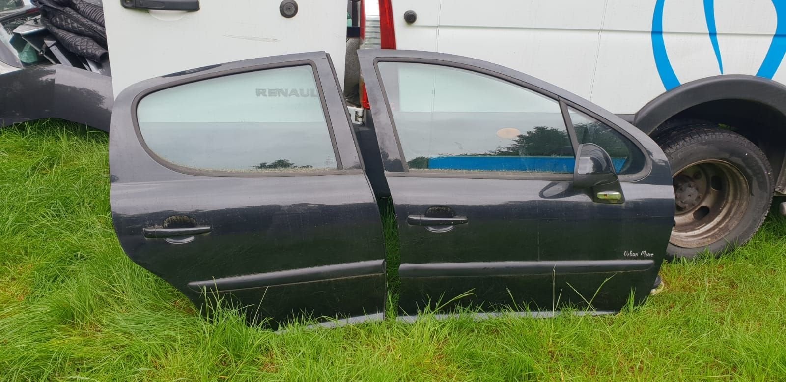 PEUGEOT 207 HB PORTIEREN RV+RA BJ 2005 TOT 2011, Gebruikt, -, Deur, -