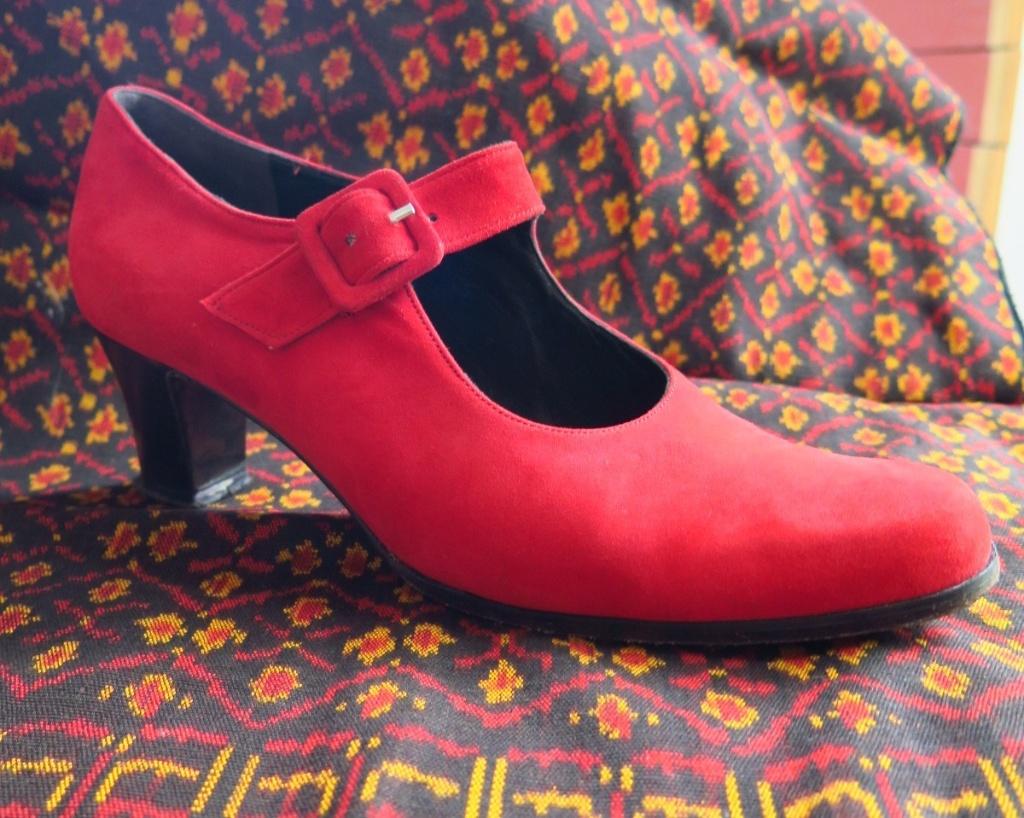Robert Clergerie rode pump, vintage in prachtstaat, maat 39, Robert Clergerie, Verzenden, Schoenen met hoge hakken, Gedragen