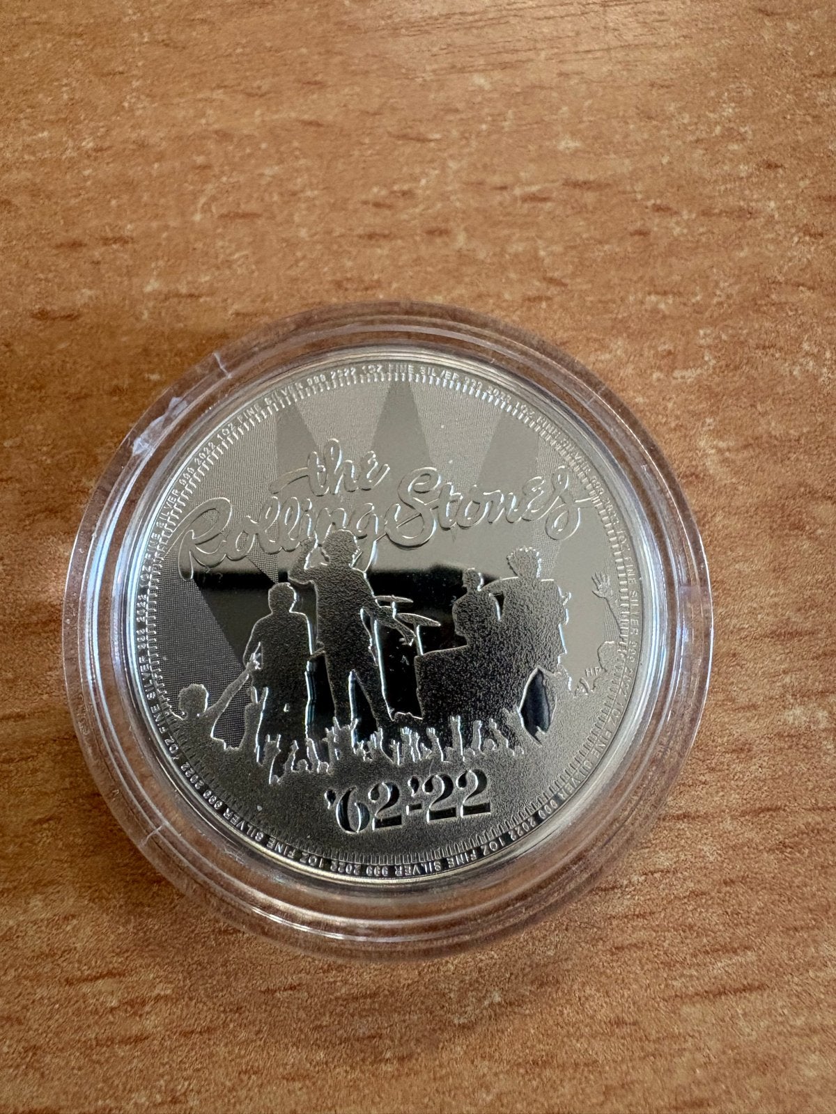 Nieuwe zilveren munt The Rolling Stones, Verzenden, Zilver