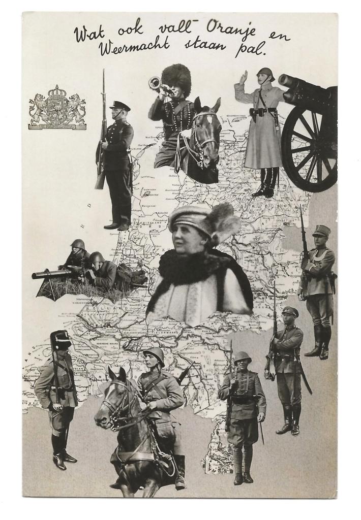 ansichtkaart mobilisatie, Ophalen of Verzenden, Landmacht, Nederland, Foto of Poster