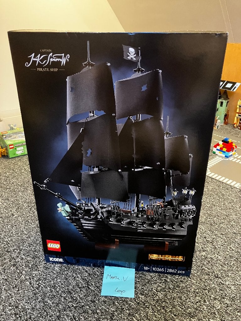 Lego 10365 Captain Jack Sparrow's schip Black Pearl NIEUW, Nieuw, Complete set, Compleet, Lego