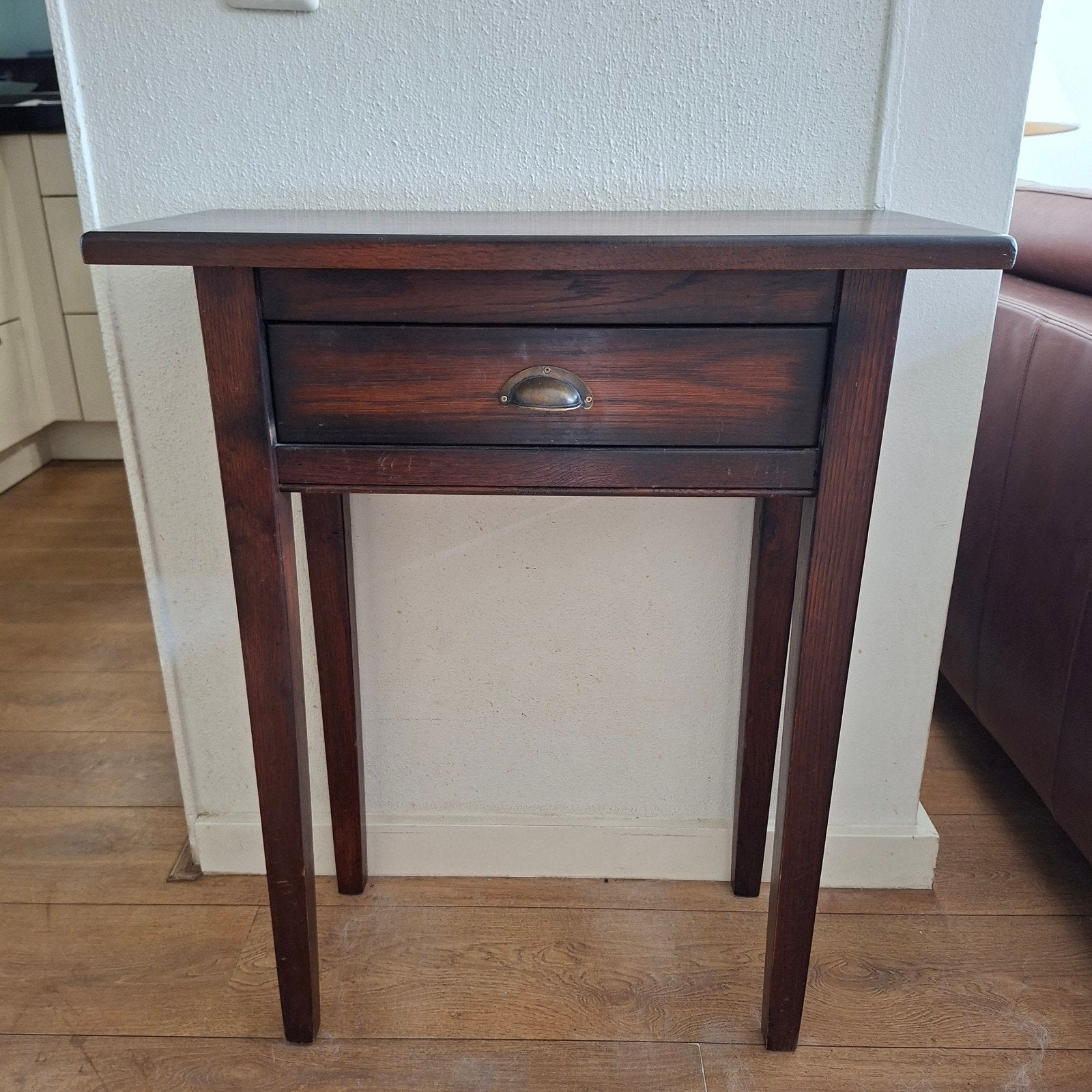 Side table, klein kastje met lade 65x30x78 cm, Ophalen, Zo goed als nieuw