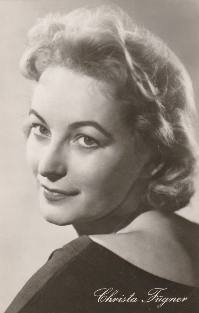 Ansichtkaart, Artiest, Christa Fügner  (700), Verzamelen, Ophalen of Verzenden, 1960 tot 1980, Sterren en Beroemdheden