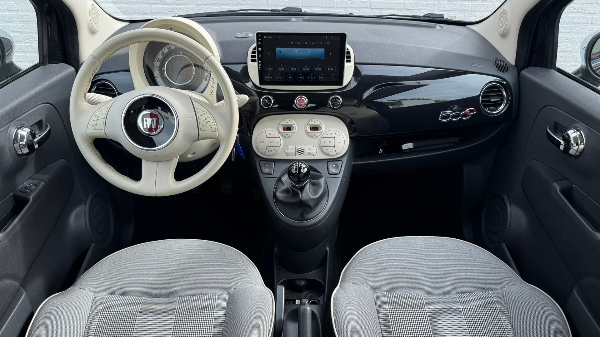 Fiat 500 C 1.2 500S Cabrio Camera Clima Carplay All-Seasonba, Voorwielaandrijving, Gebruikt, 4 cilinders, Cabriolet