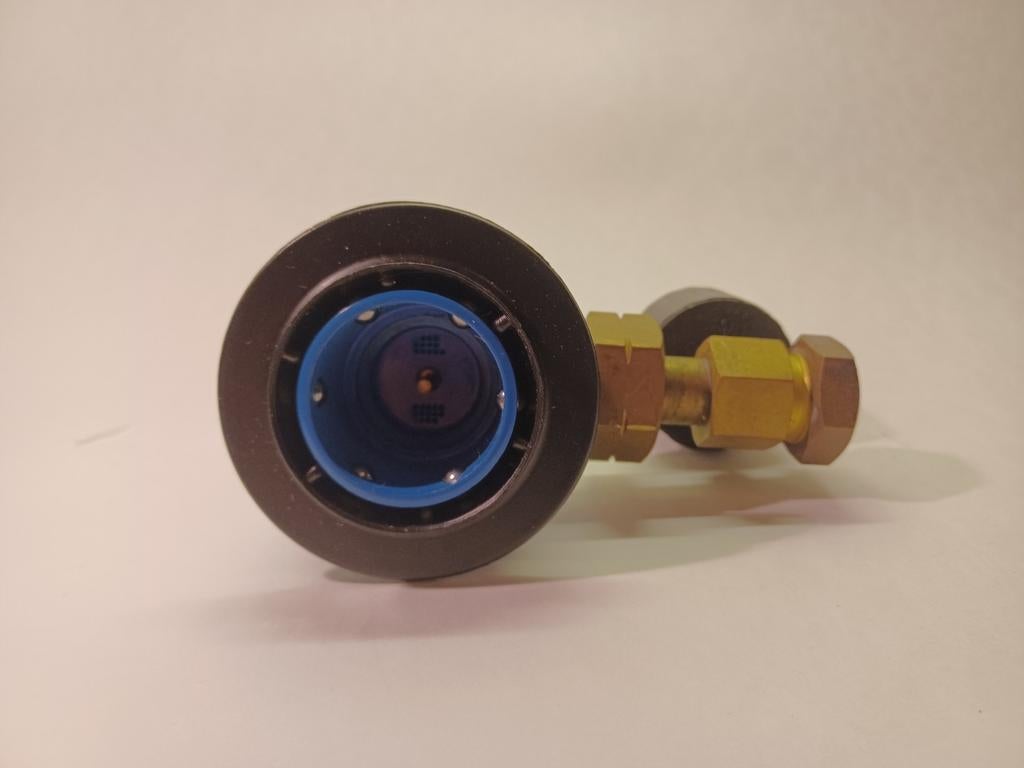 Gasflesmeter propaan, Ophalen