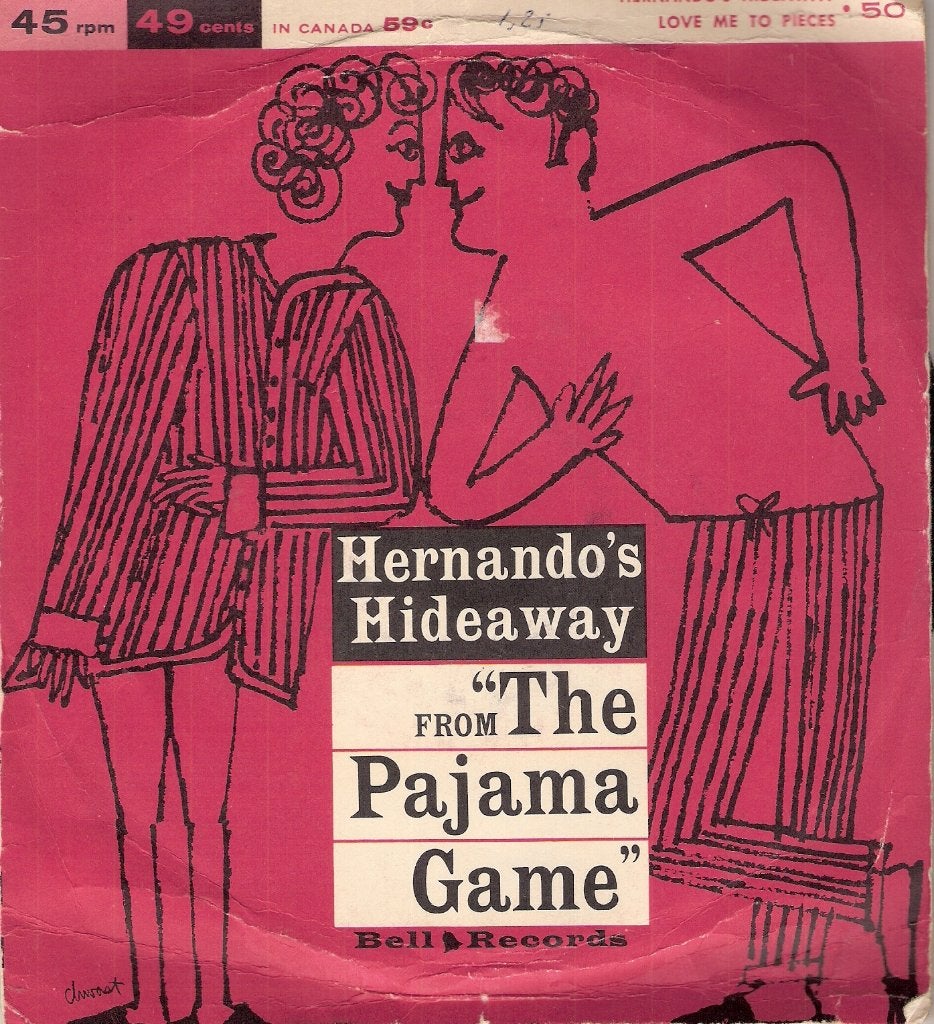 Bell Record # 50 - Love Me To Pieces / Hernando's Hideaway, Ophalen, Gebruikt, Pop