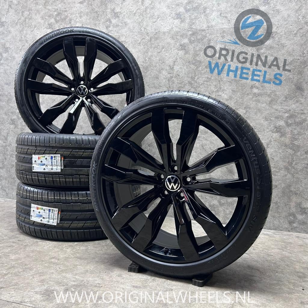 21 inch originele Suzuka velgen + zomerbanden VW Tiguan, Gebruikt, 255 mm, Banden en Velgen, Personenwagen