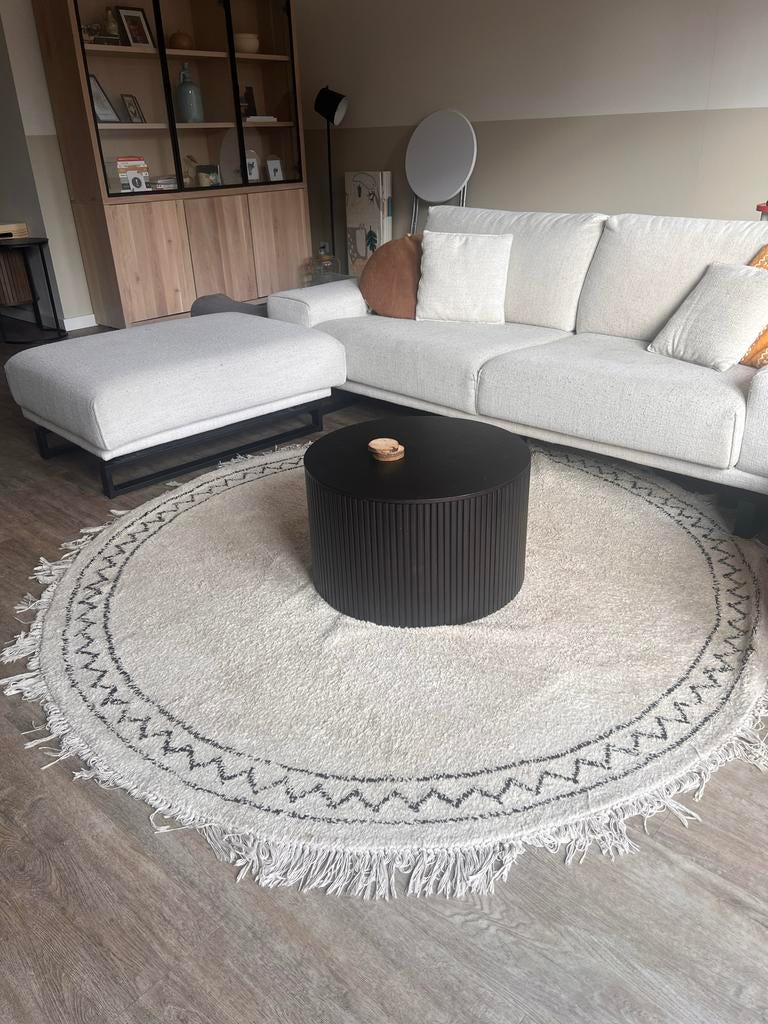 Rond vloerkleed Westwing, Ophalen, Gebruikt, 150 tot 200 cm, Rond