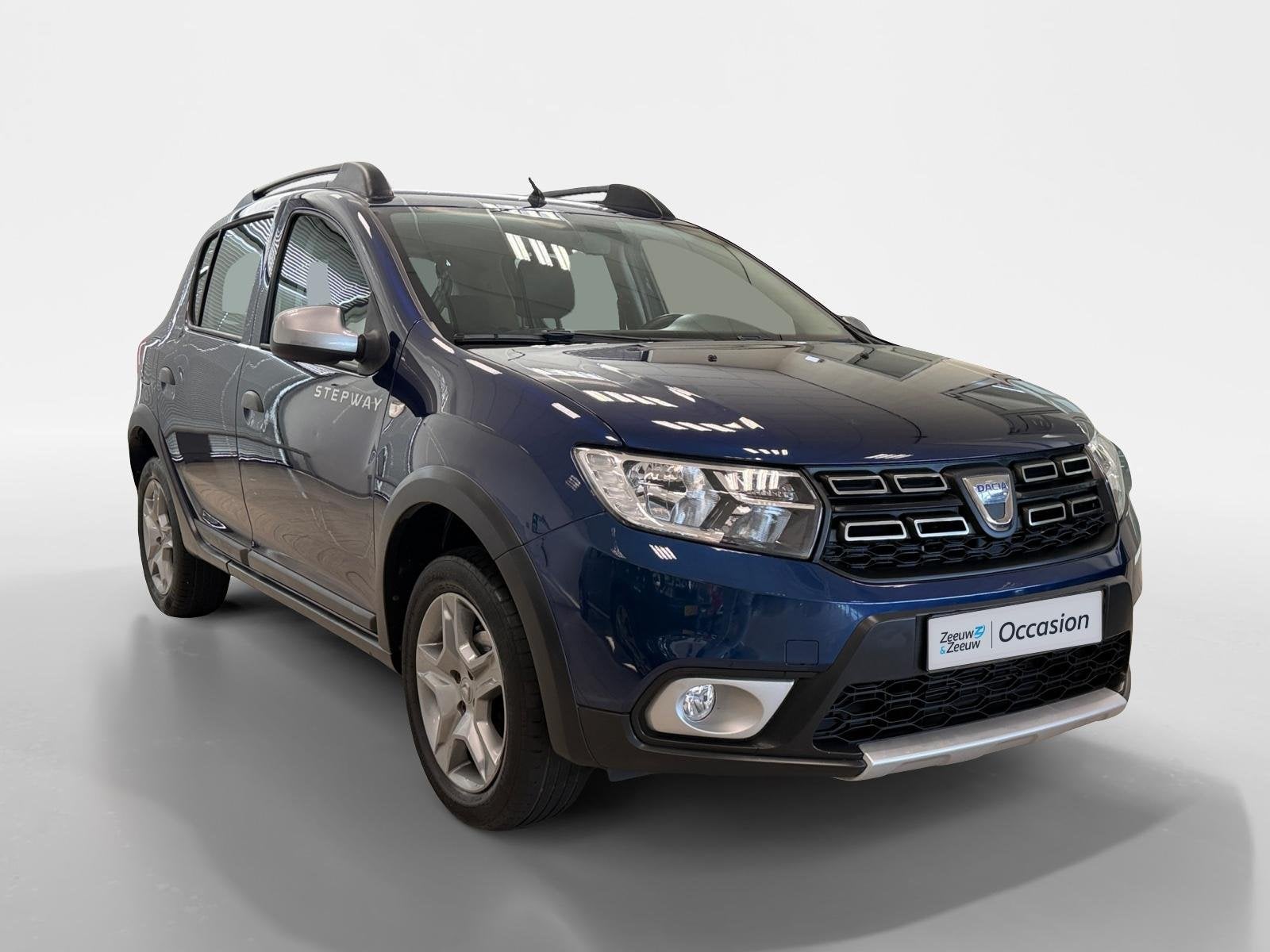 Dacia Sandero 0.9 TCE | AUTOMAAT | SL | STEPWAY | NL-AUTO |, Auto's, Dacia, Stof, Euro 6, Blauw, Origineel Nederlands