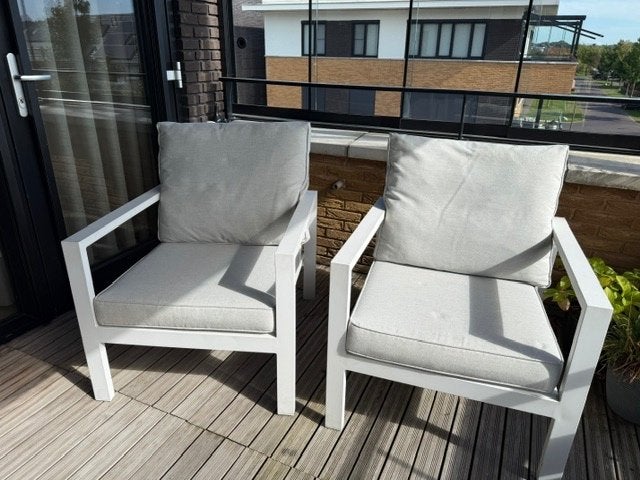 2 Relax stoelen, Gebruikt, Aluminium, Loungeset, Stoel