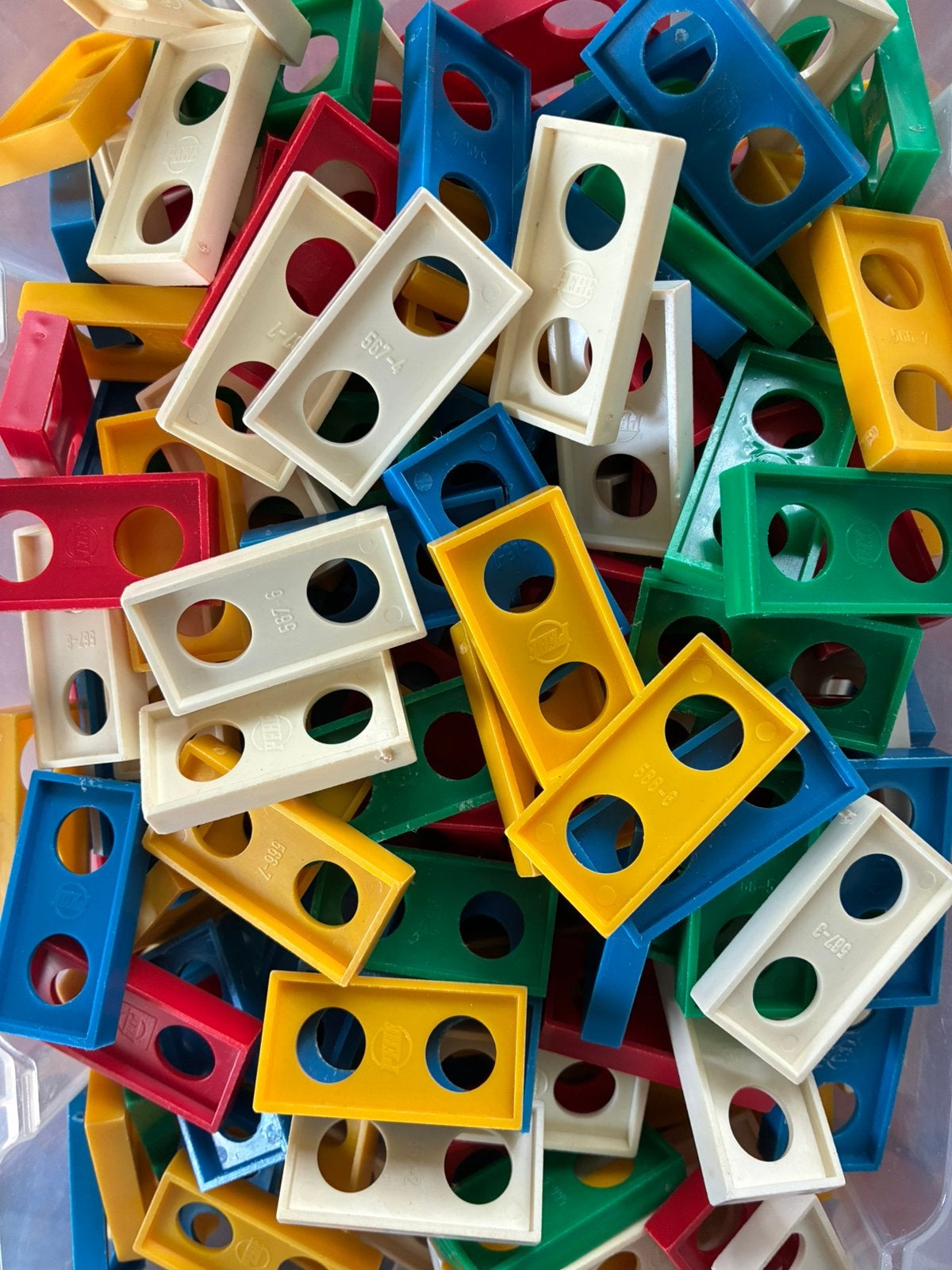 Domino, Kinderen en Baby's, Speelgoed | Bouwstenen, Ophalen, Gebruikt