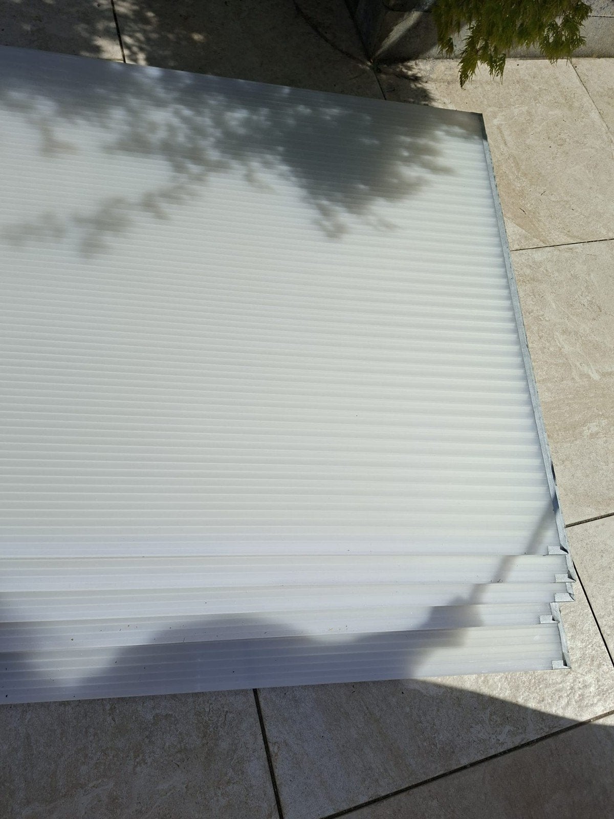Polycarbonaat platen | 5 stuks | melkwit | overkapping, Tuin en Terras, Ophalen, Gebruikt, Serre