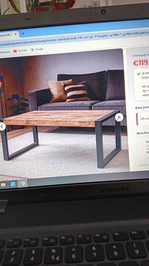 salontafel mangohout, Huis en Inrichting, Tafels | Salontafels, 100 tot 150 cm, Nieuw, 50 tot 100 cm, Minder dan 50 cm