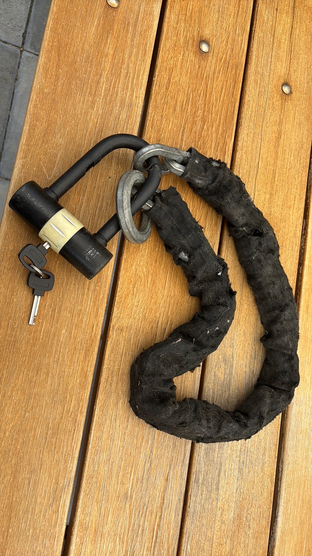 Te koop zwaar scooter/motor slot, Motoren, Accessoires | Sloten, Ophalen, Gebruikt