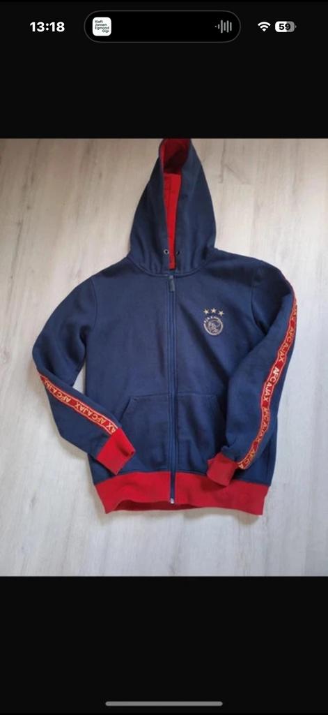 Vest van Ajax maat M, Ophalen of Verzenden, Zo goed als nieuw, Maat 48/50 (M), Blauw