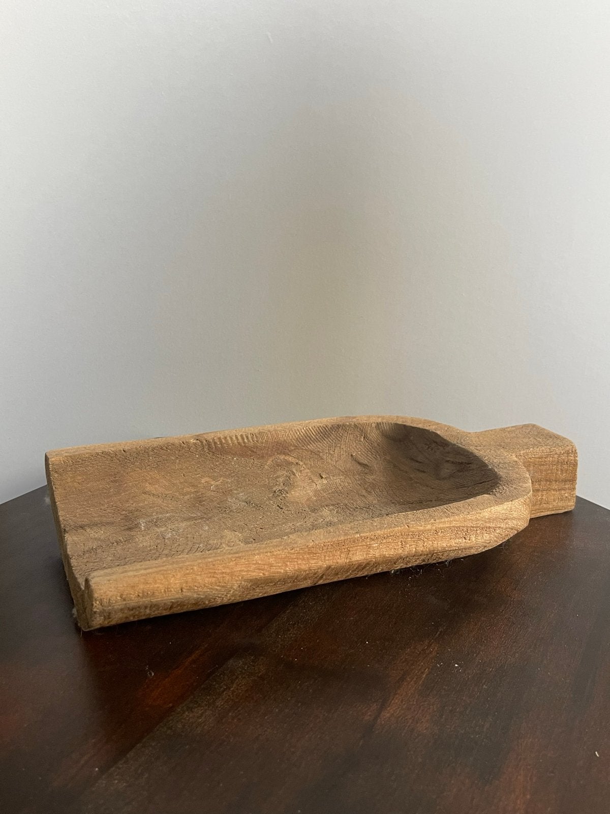 Rustieke houten trog - Decoratieve schaal, Antiek en Kunst, Ophalen of Verzenden