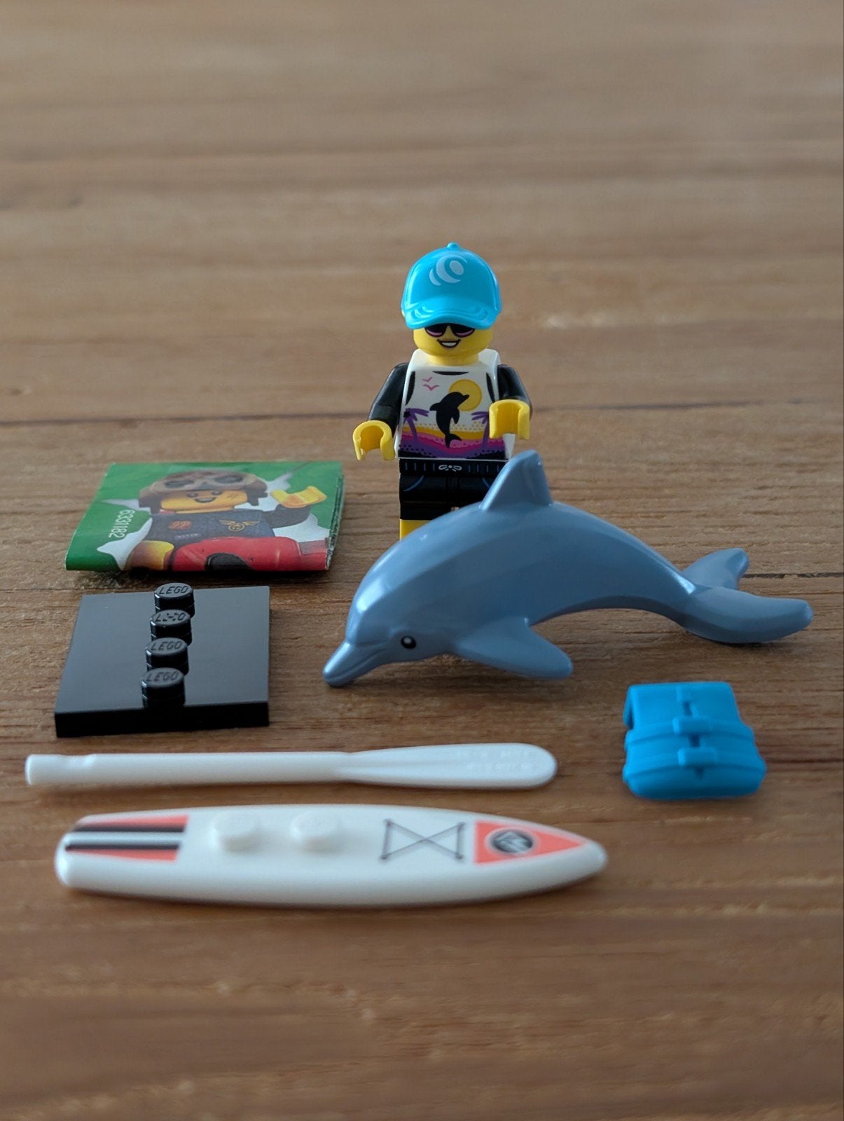 Lego Minifigures serie 21/ Paddle Surfer, Lego, Nieuw, Ophalen of Verzenden, Minifiguren serie