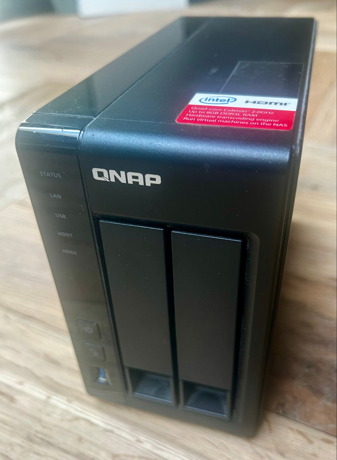 QNAP TS-251+ NAS - Met voeding / zonder HDD’s, Ophalen of Verzenden, Gebruikt
