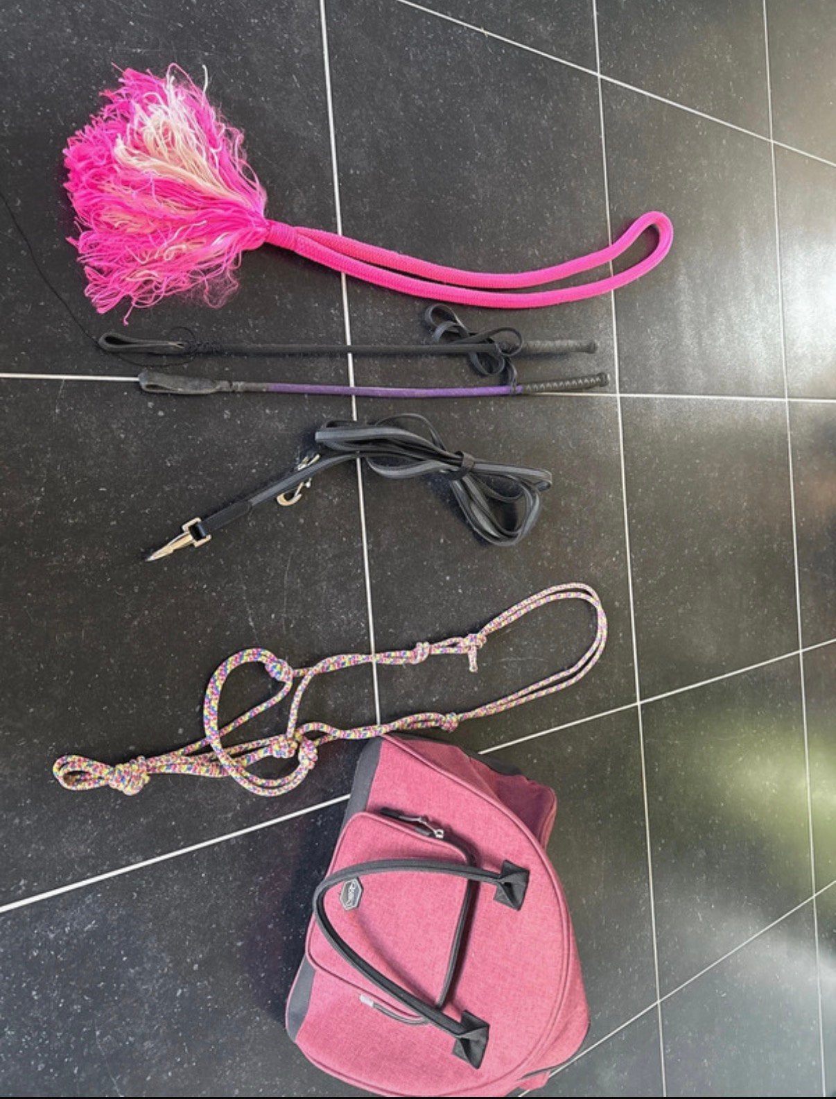 Paardenspullen, Meerkleurig, Dressuurdekje, Ophalen of Verzenden, Zo goed als nieuw