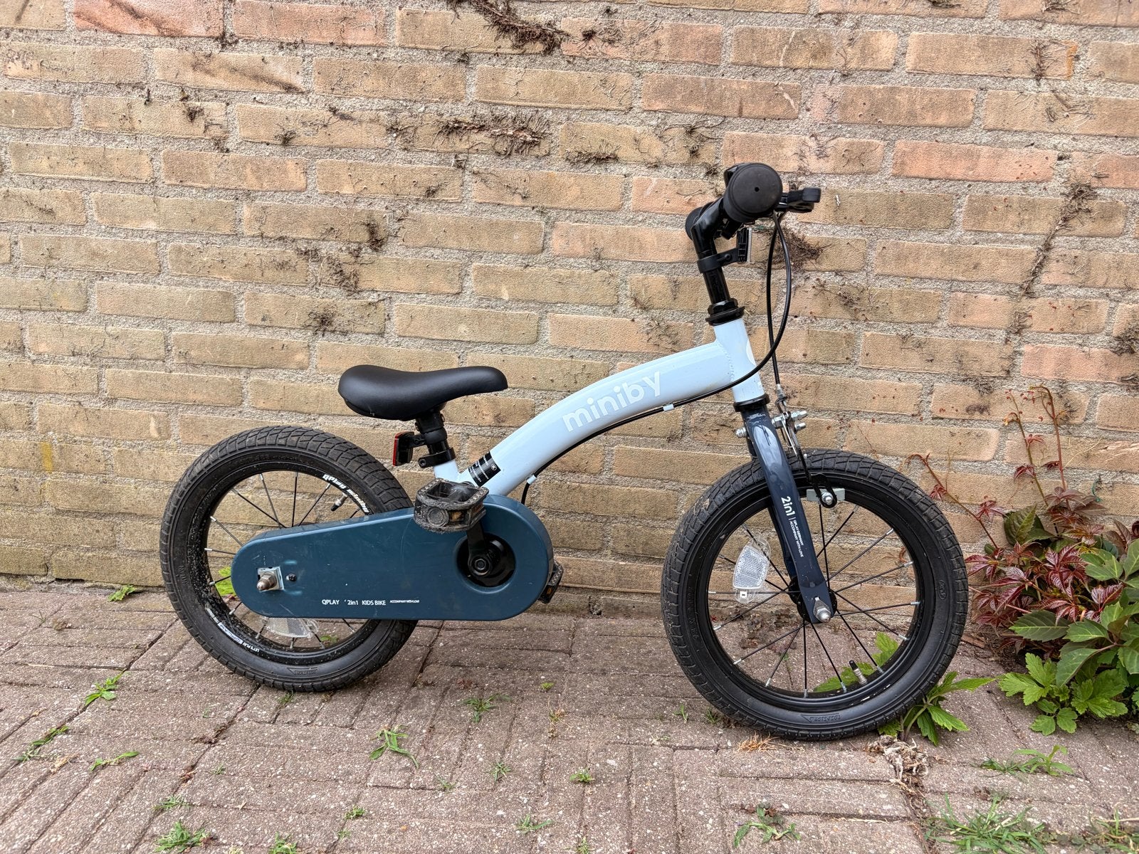 Miniby Kinderfiets, Fietsen en Brommers, Fietsen | Kinderfietsjes, Ophalen, Zijwieltjes, Gebruikt, Velgrem