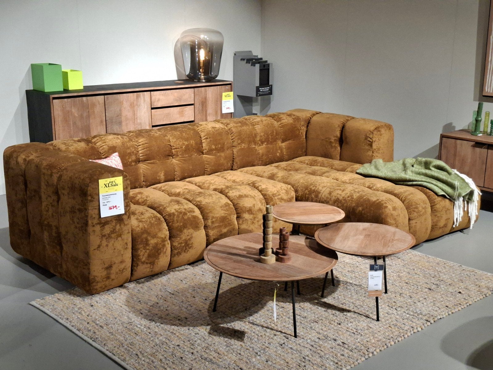 Showroommodel Montel bank Totzi, Ophalen, Nieuw, Stof