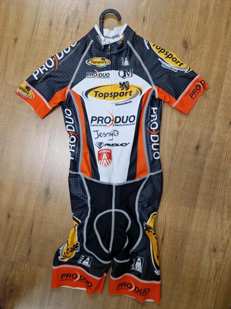 Wielershirt topsport vlaanderen gesigneerd, Verzenden, Zo goed als nieuw, Buitenlandse clubs, Shirt