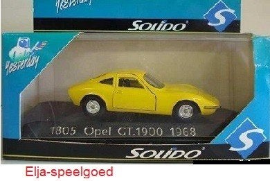 Modelauto 1:43 OPEL GT 1900 (1968 ) Solido 1805, Ophalen of Verzenden, Nieuw, Auto, Solido