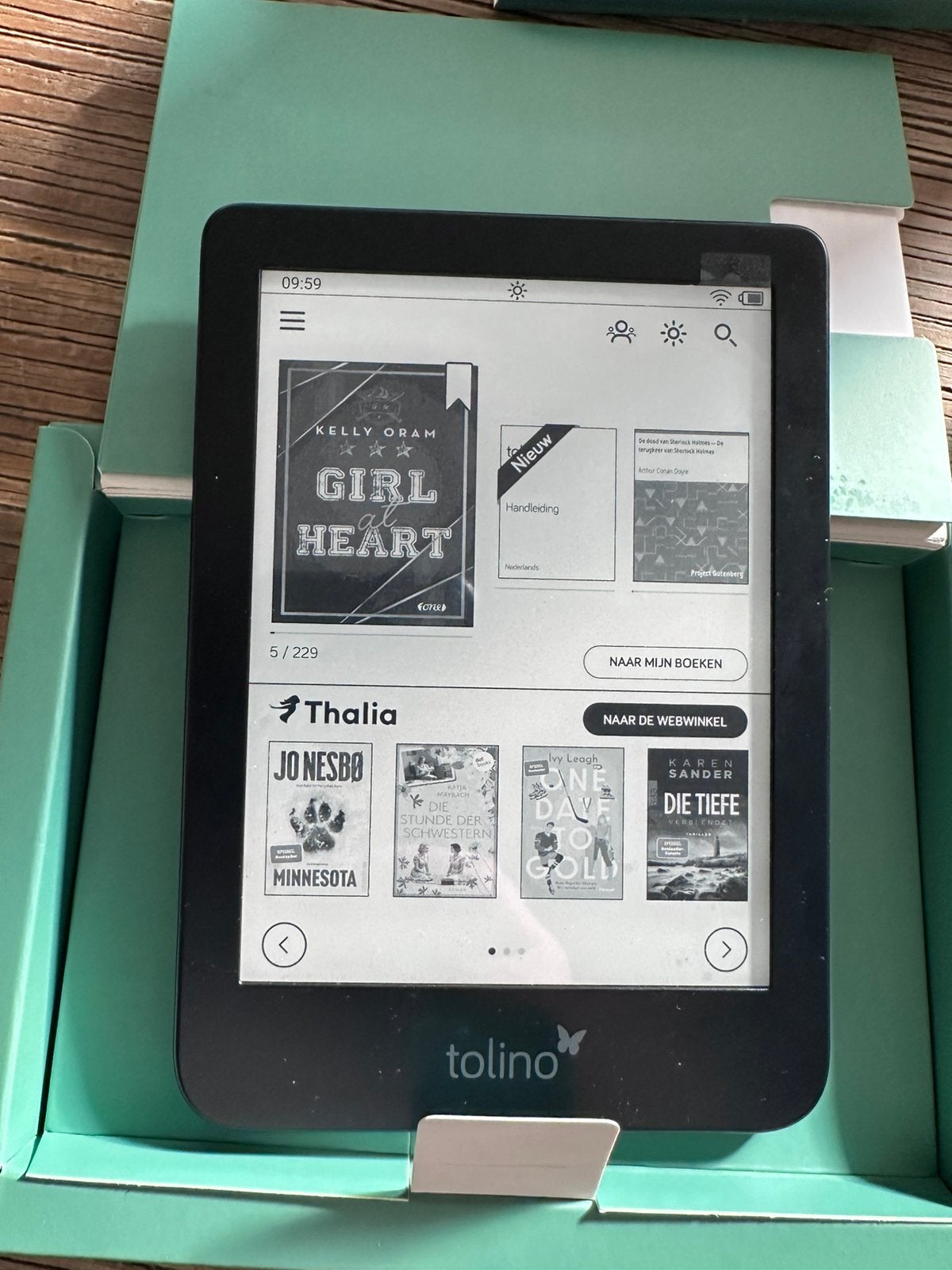 Tolino shine 4, Computers en Software, Ophalen of Verzenden, Zo goed als nieuw