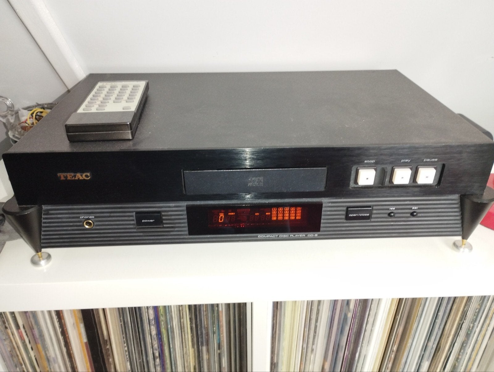 Teac cd 5 op spikes, 4x 1 bits dac Philips 1994, Ophalen of Verzenden, Zo goed als nieuw, Overige merken