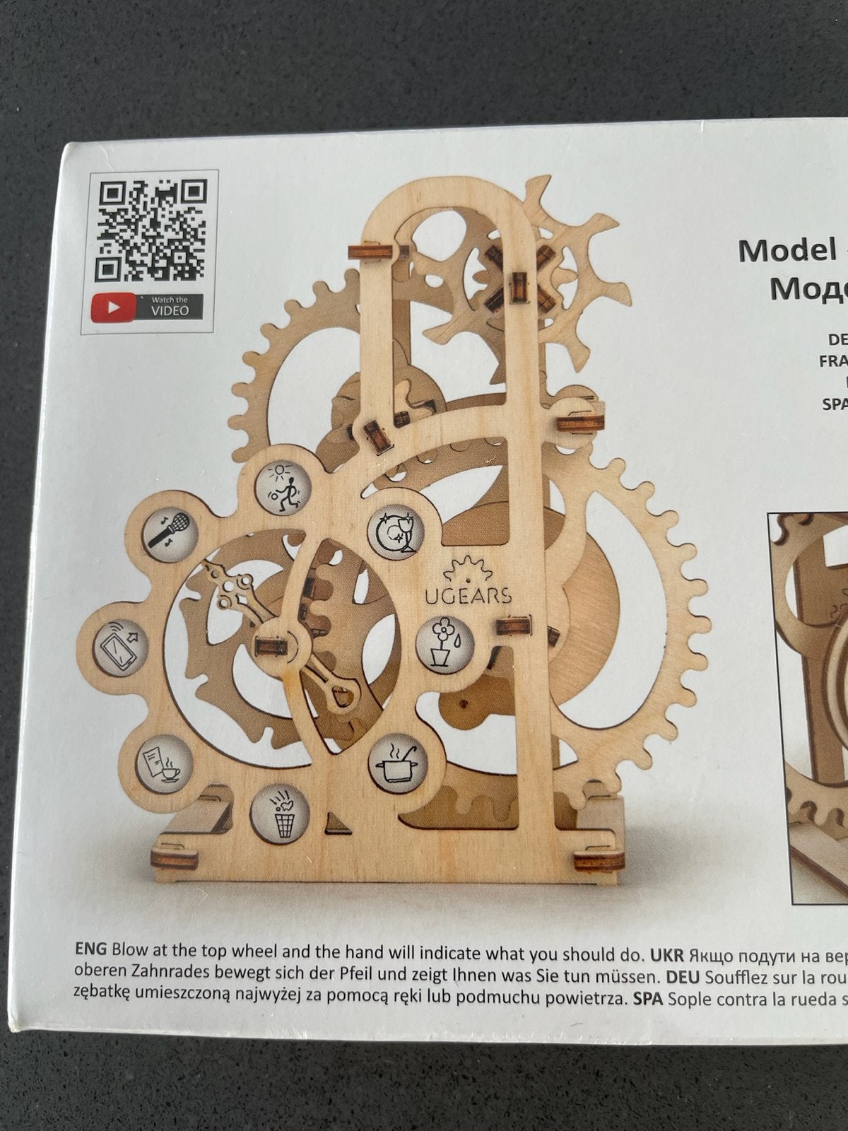 Ugears Dynamometer - Mechanisch Model Bouwset, Ophalen of Verzenden, Nieuw